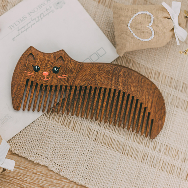 谭木匠漆艺猫公主梳子