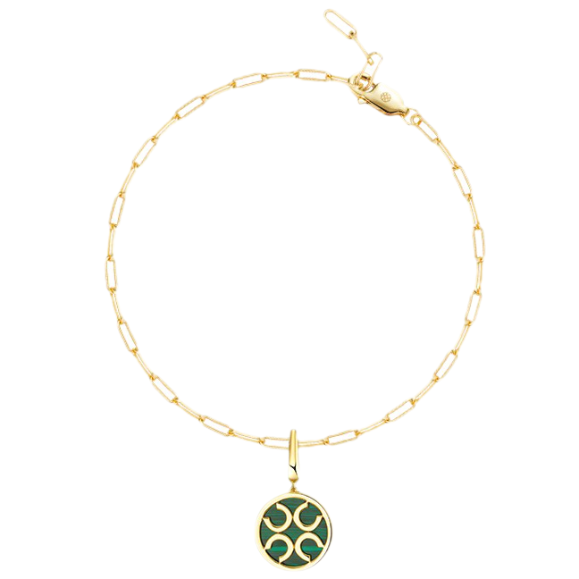 橙魔方 幸运马蹄吊坠手链