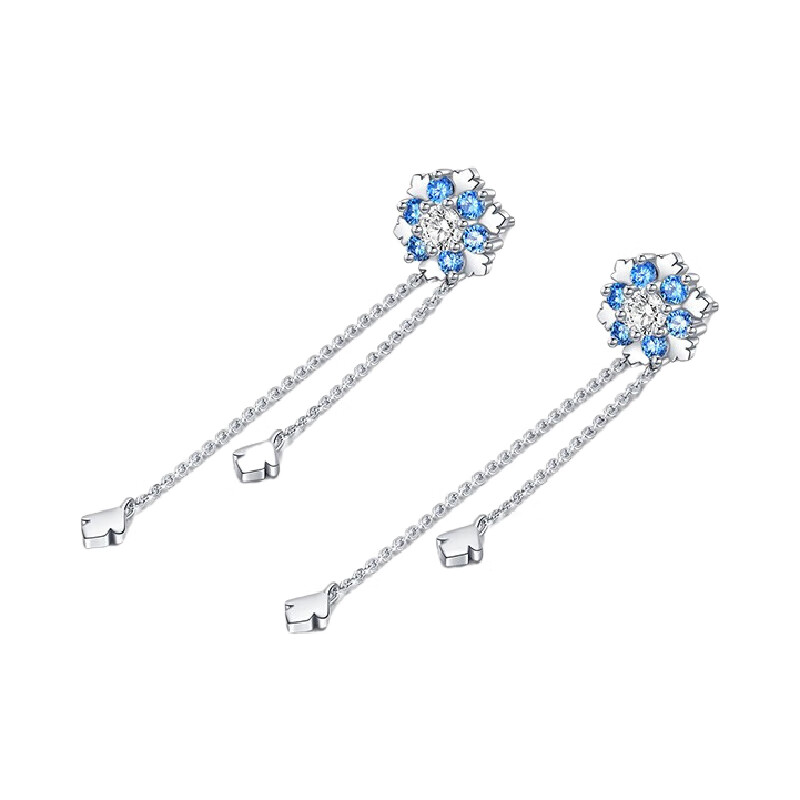 卡蒂罗 雪花流苏耳饰