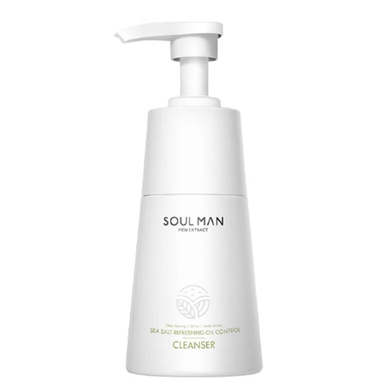 极男 海盐除螨 洗面奶