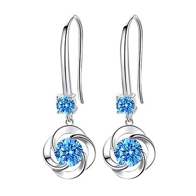 妮爱 K金四叶草耳饰