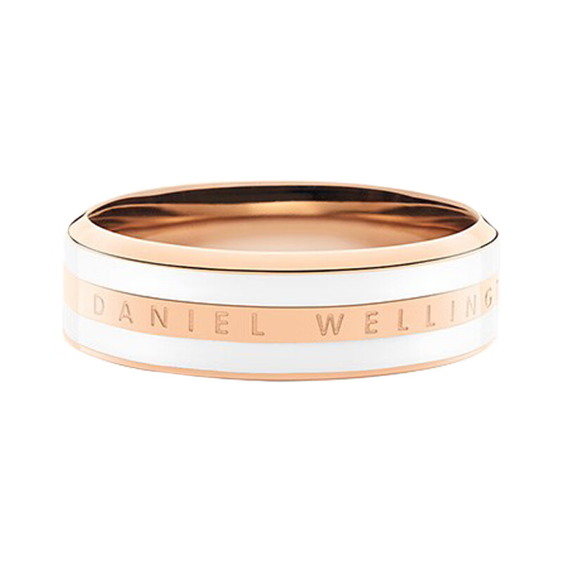 丹尼尔惠灵顿绸缎白金色戒指