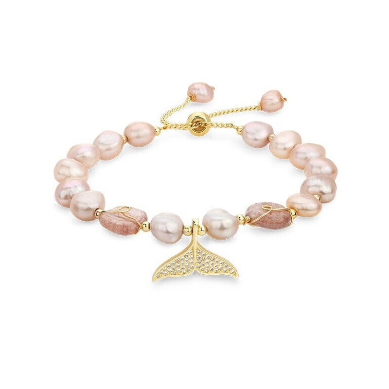 法莎尼亚粉色鱼尾手链