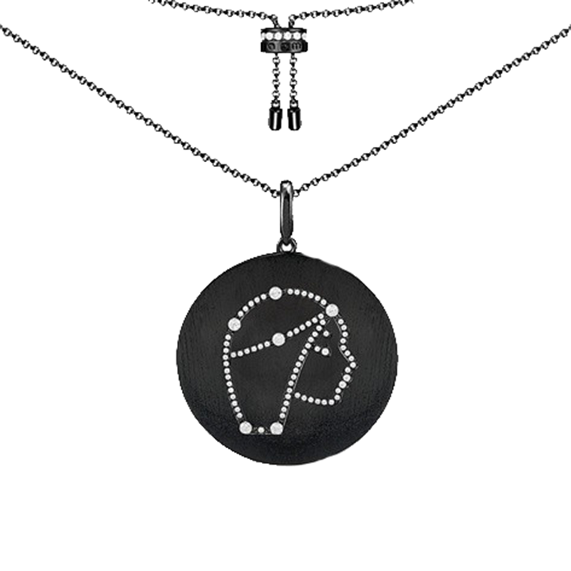 APM 黑色十二星座 项链