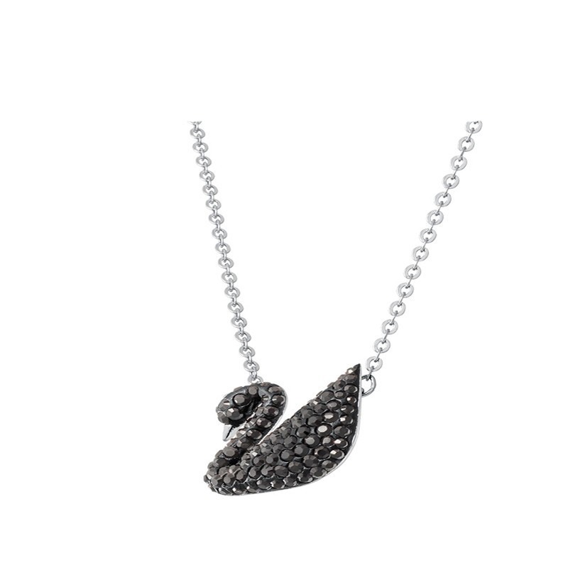 施华洛世奇 黑色天鹅 项链