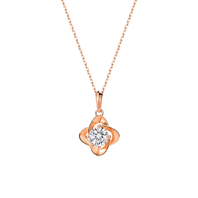 爱的约定 四叶草 项链