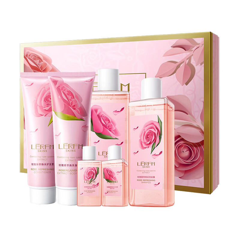 蓝尼芳可 玫瑰臻萃焕采护肤套装