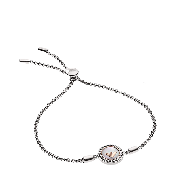 阿玛尼 圆片鹰标手链