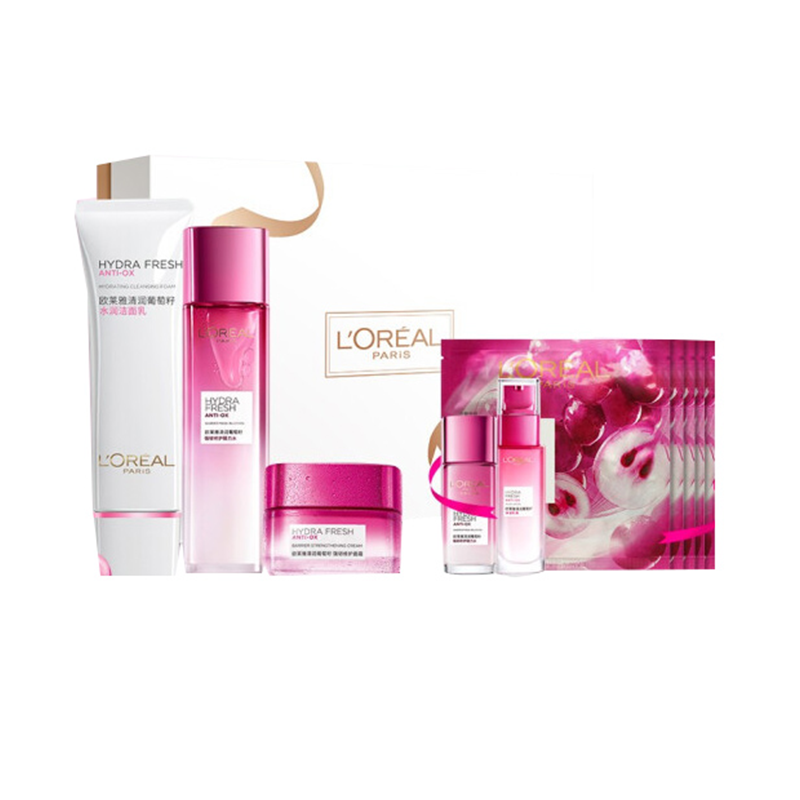 欧莱雅 天然保湿护肤套装