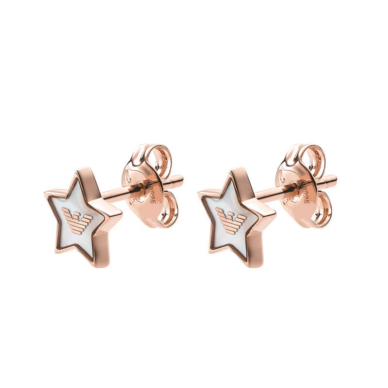 阿玛尼 星星贝母 耳饰