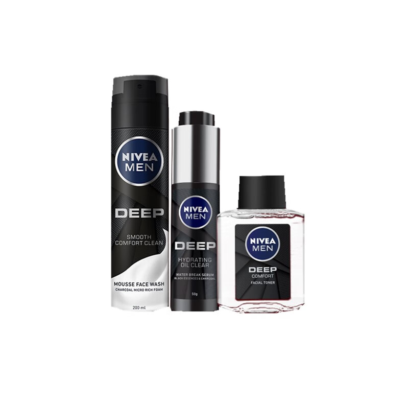 妮维雅 深黑DEEP 护肤套装