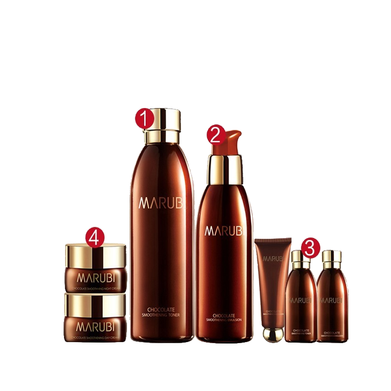 丸美 巧克力丝滑水乳套装
