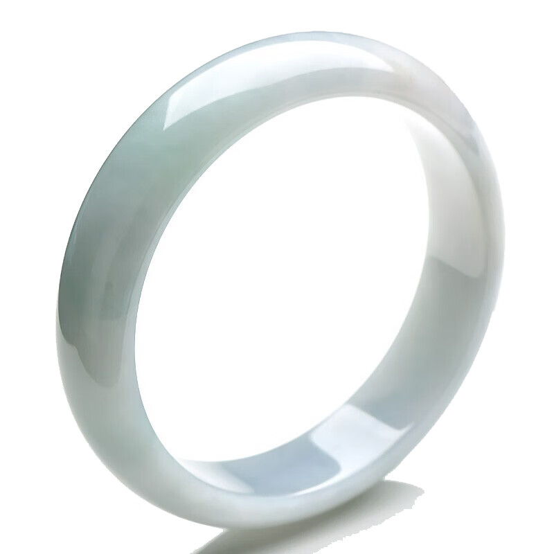 千载一玉 飘蓝花翡翠手镯