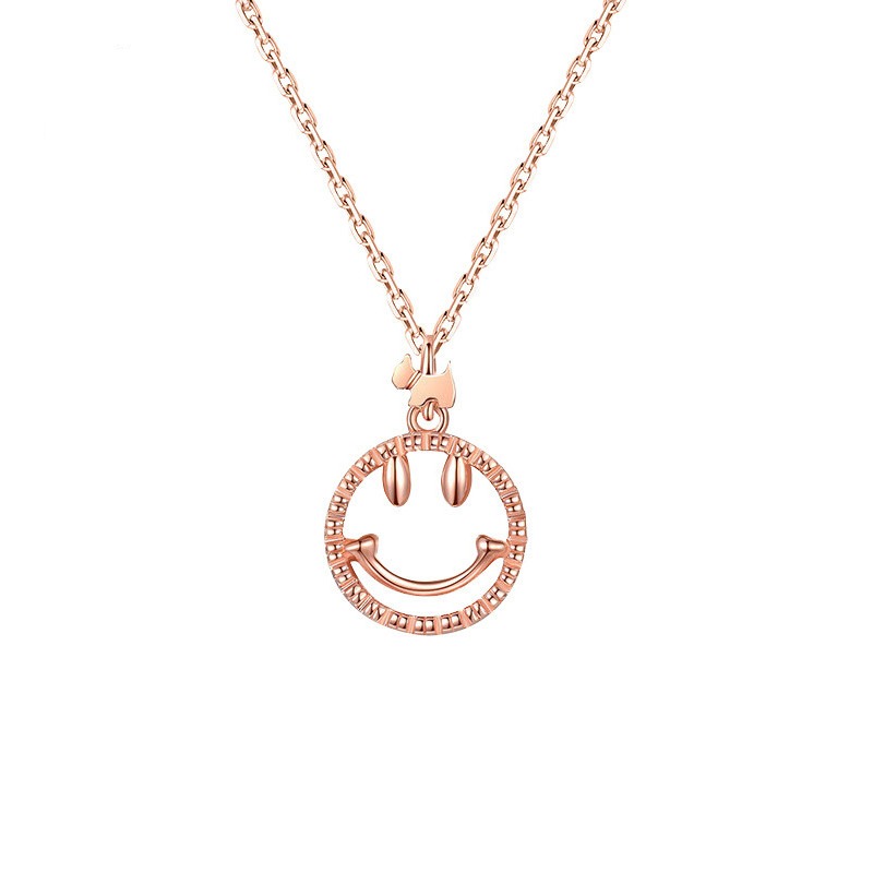 AGATHA 微笑吊坠法 项链