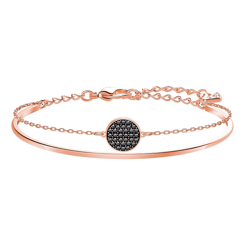 施华洛世奇密镶仿水晶吊牌手链