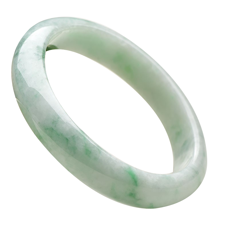 可玉可求 淡绿 玉手镯