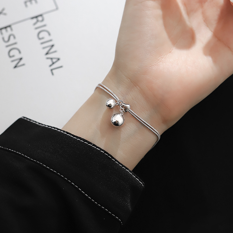 桑玛 双层铃铛手链