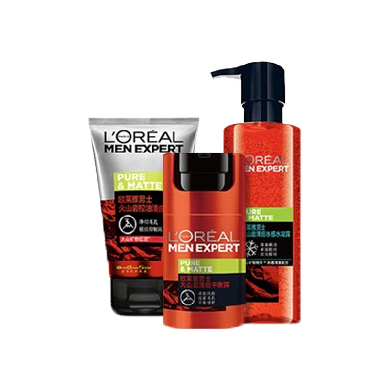 欧莱雅 改善痘痘护肤套装