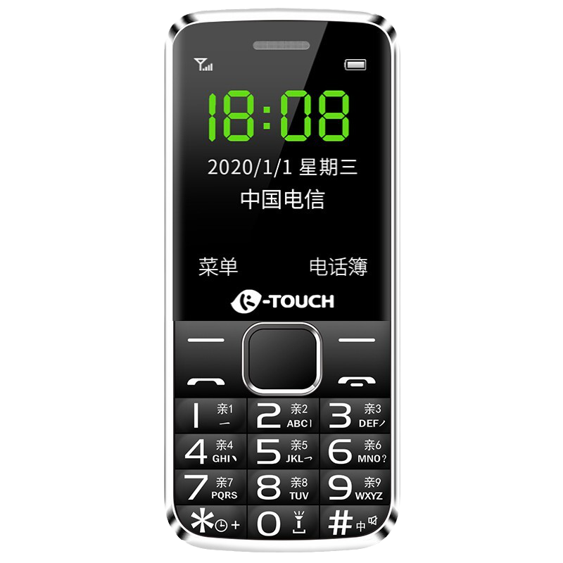 天语 直板按键大字老人手机
