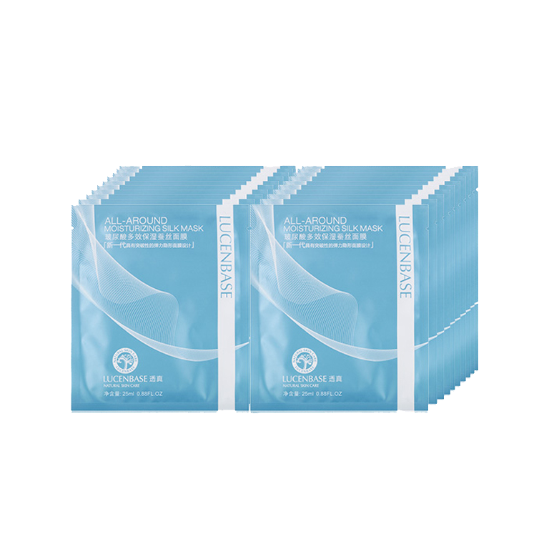 透真 玻尿酸蚕丝补水面膜