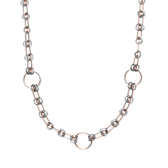 阿玛尼 环环相扣 项链