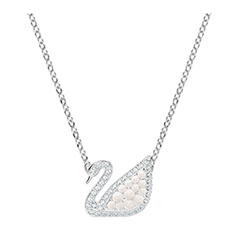 施华洛世奇复古珠光浪漫锁骨链