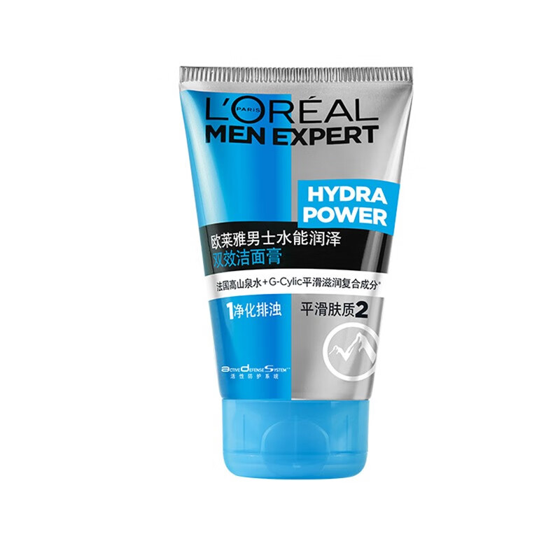 欧莱雅控油抗痘磨砂洁面