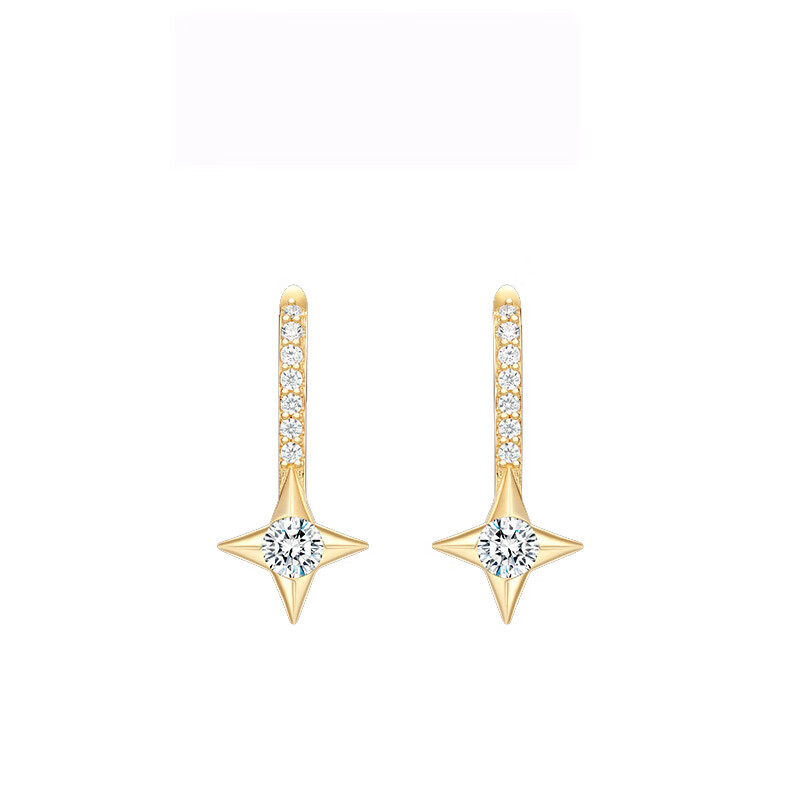 何方珠宝小巧精致耳饰