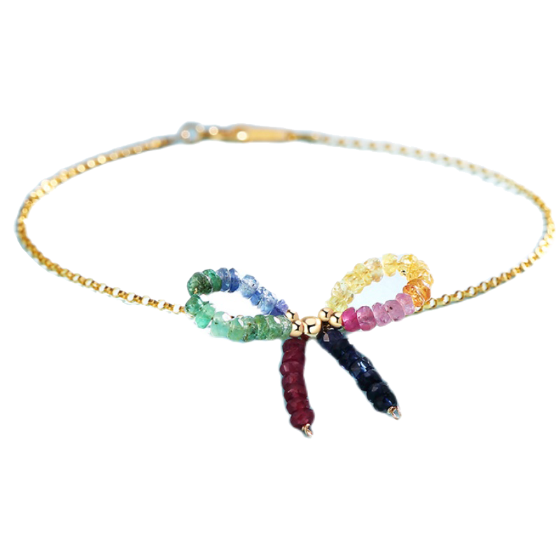 俏物俏女蝴蝶结造型手链