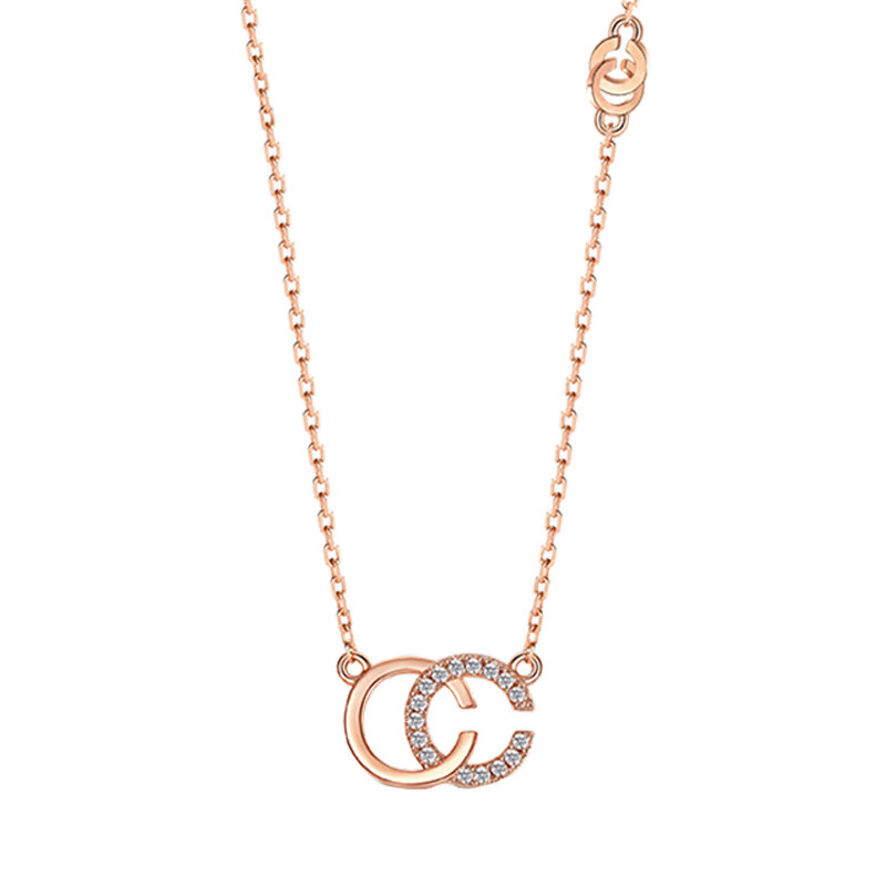 T400双C字母项链