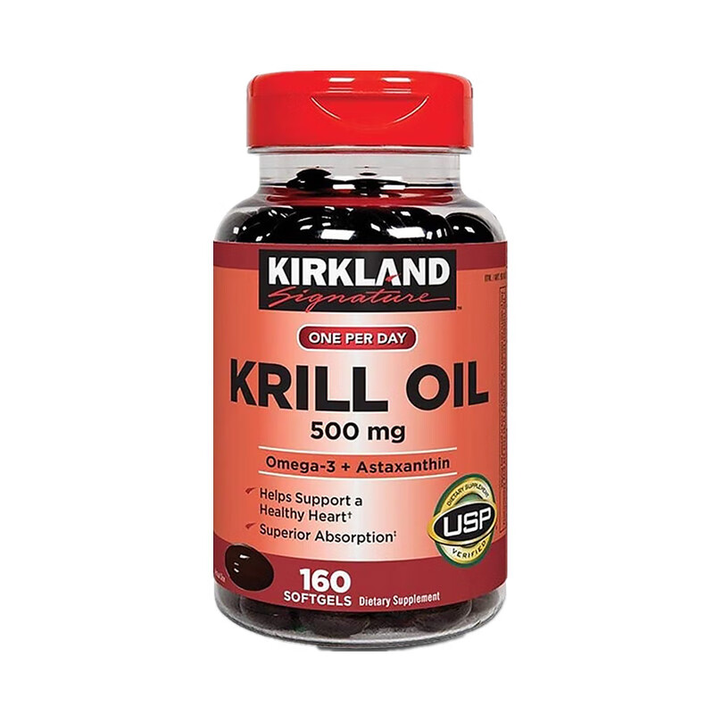 Kirkland磷虾油软胶囊