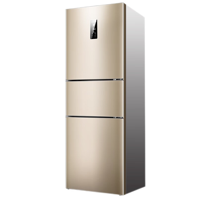 美菱 双变频一级能效三门冰箱