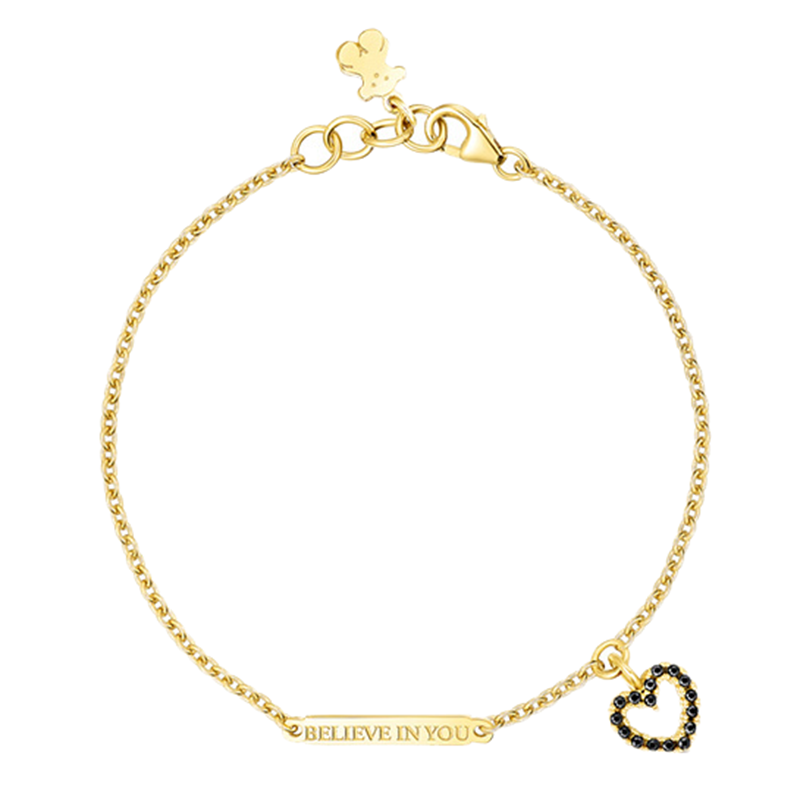 桃丝熊 爱心吊坠手链