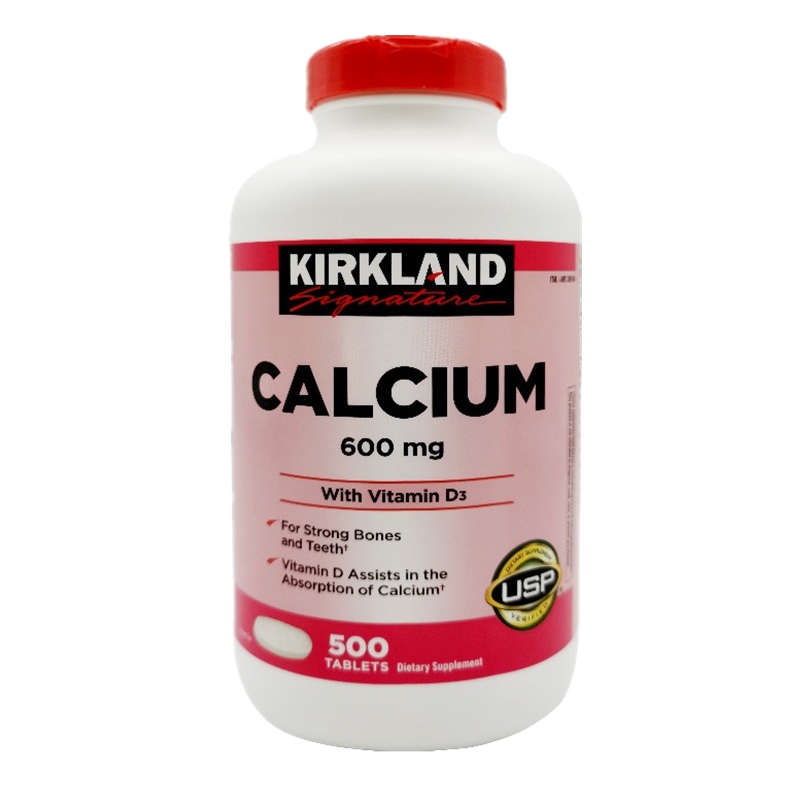 柯克兰 无糖 维生素D3钙片