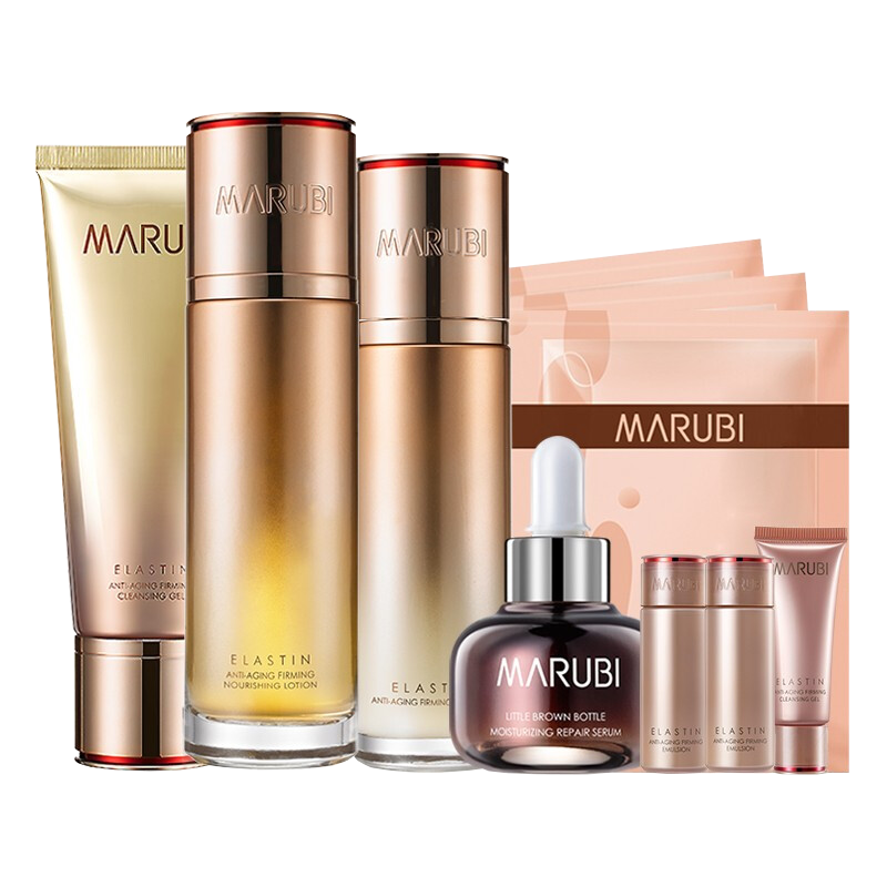 丸美 蛋白凝时紧致奢宠护肤套装