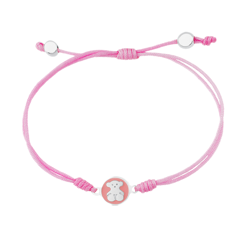 桃丝熊 珐琅小熊手链