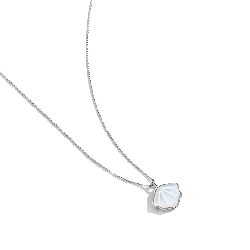 缔晶 一贝子情侣银 项链