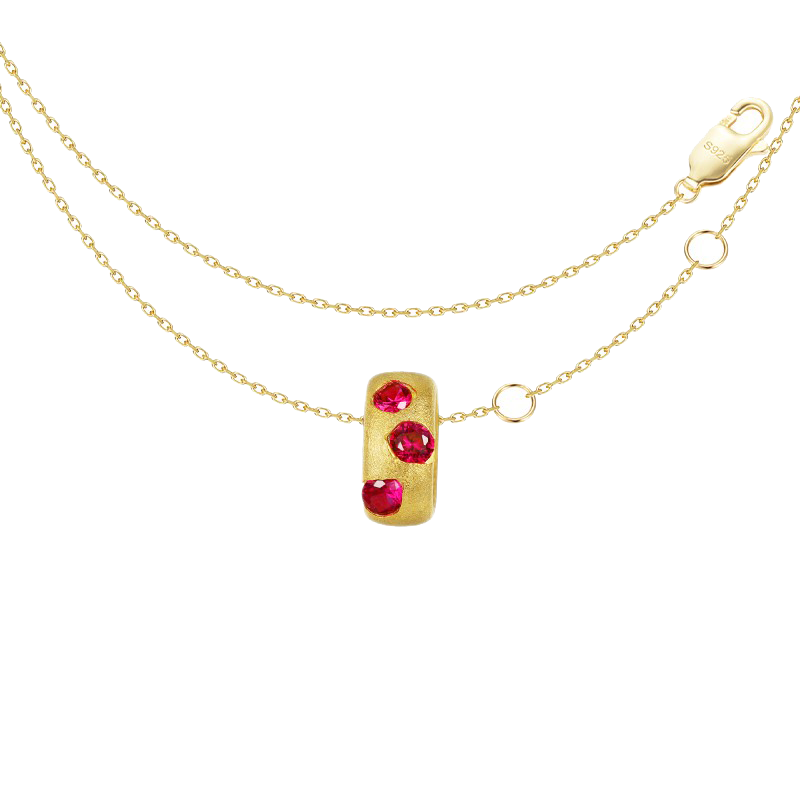 橙魔方 午后甜莓项链