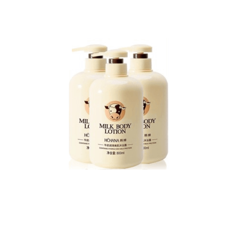 韩婵牛奶沐浴露