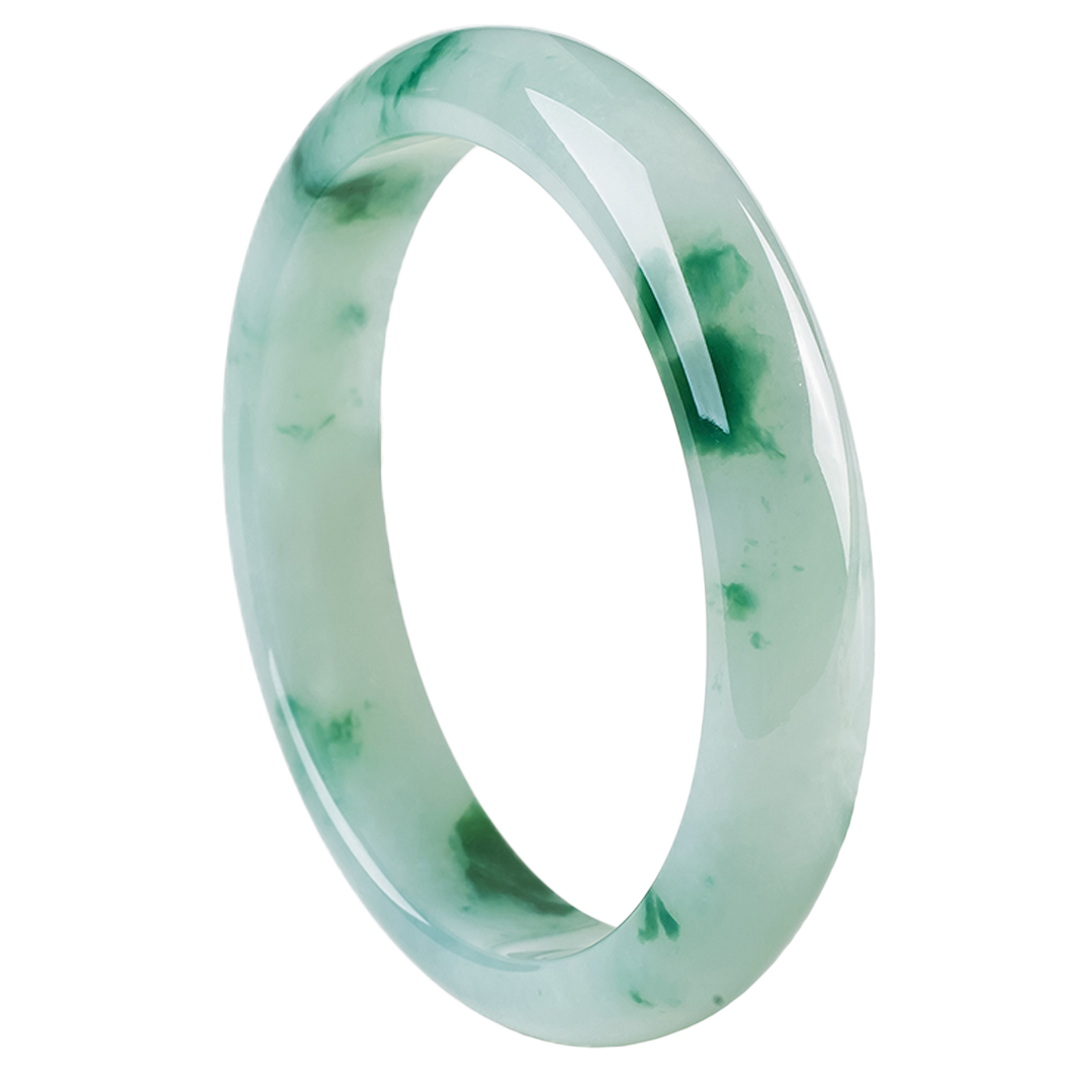 碧玉尊 色泽均一 翡翠手镯