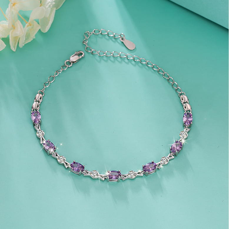 伊黛儿 爪镶工艺水晶手链