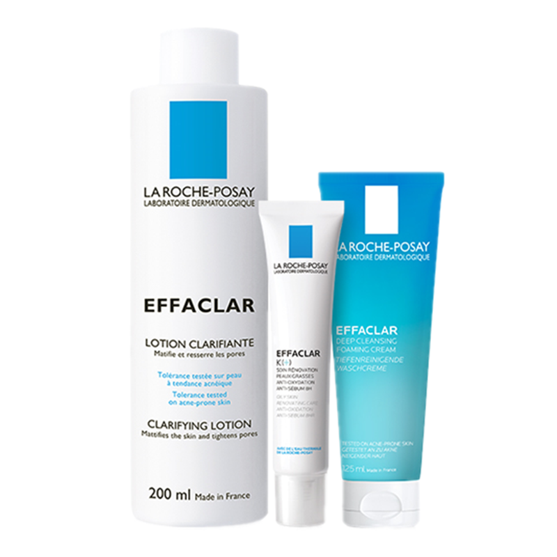 理肤泉 清痘净肤水乳套装