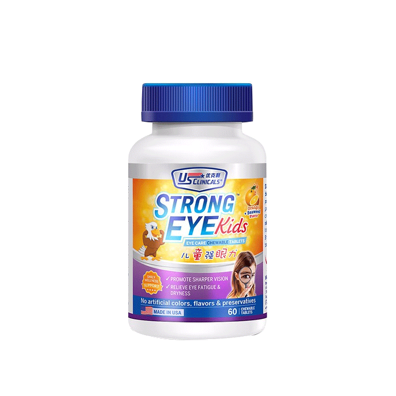 优克利 虾青素蓝莓进口咀嚼片