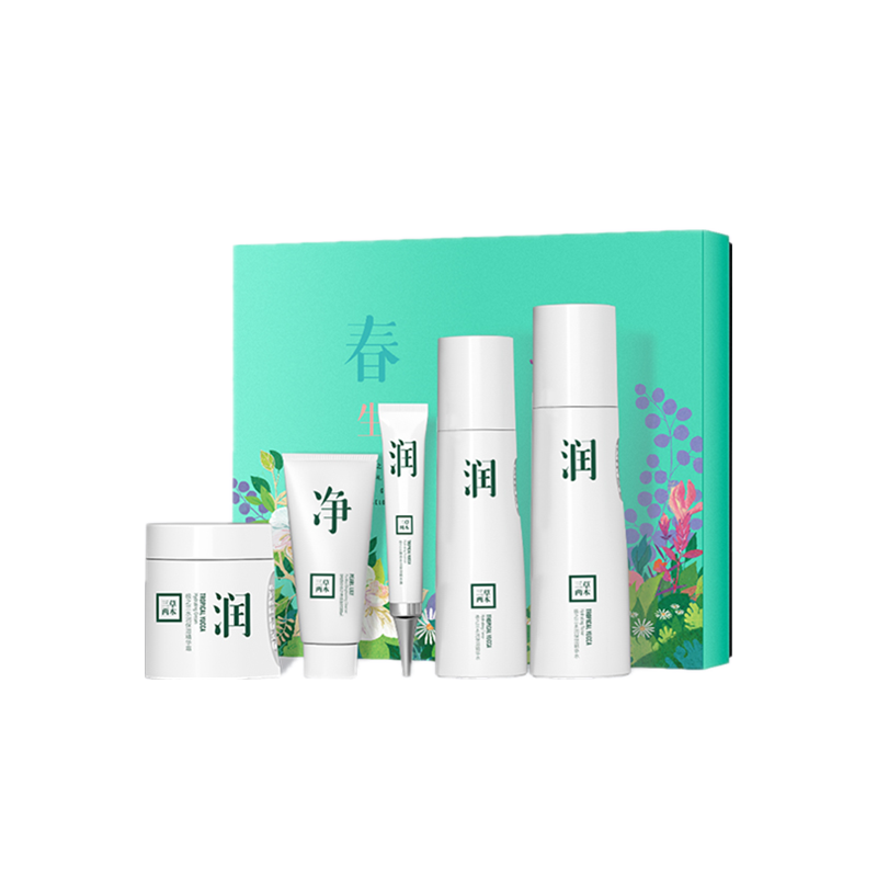三草两木 自然之礼护肤套装