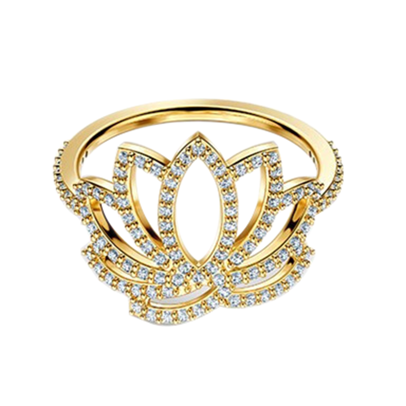 施华洛世奇莲花戒指