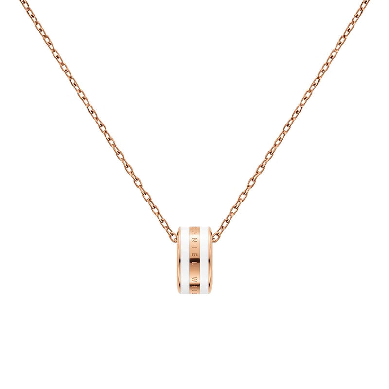 丹尼尔惠灵顿 撞色玫瑰金 项链