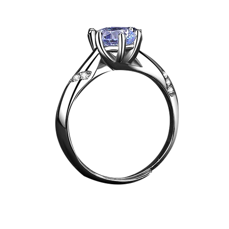 知寻 莫桑钻 戒指