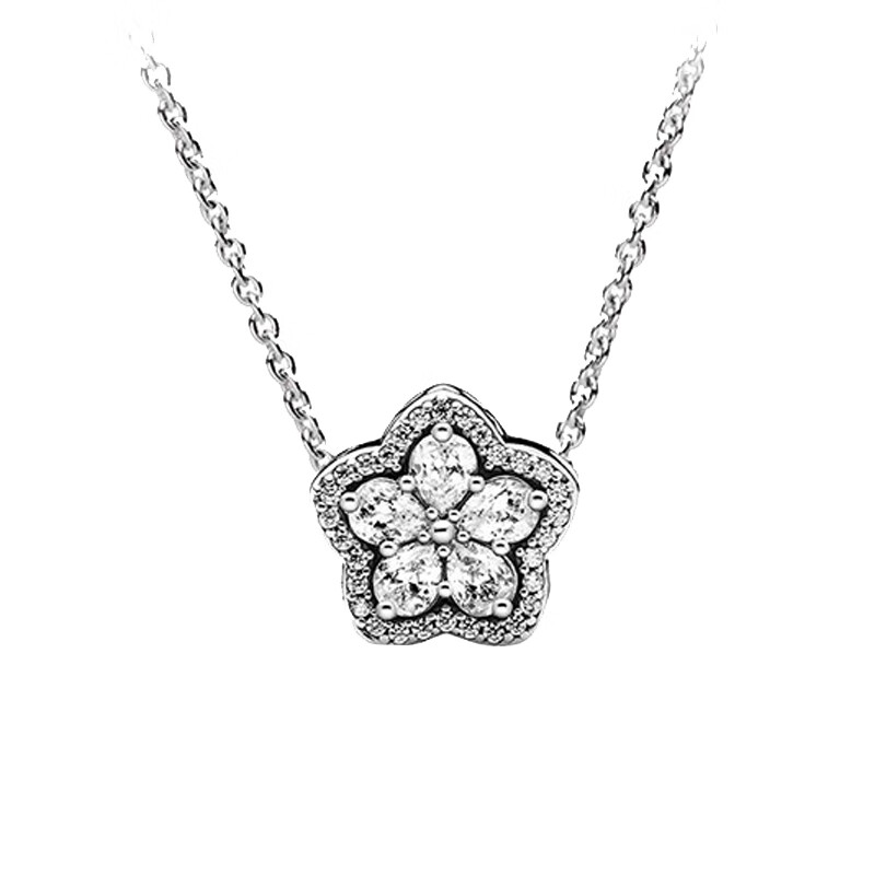 潘多拉闪耀雪花项链