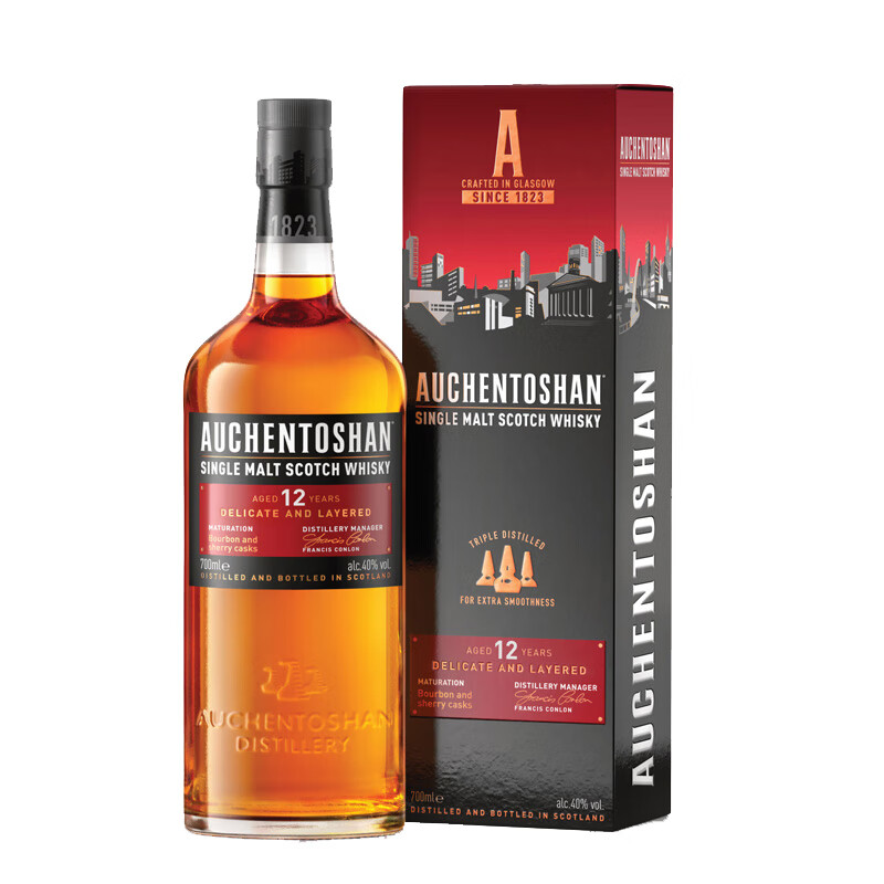 欧肯特轩 单一麦芽威士忌洋酒