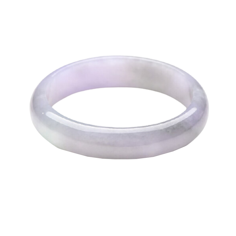 千载一玉 淡绿 翡翠手镯